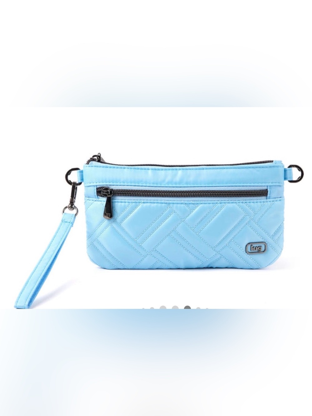 Lug Super Metro Wristlet Pouch in 
Bubble Blue *sold old LugLife